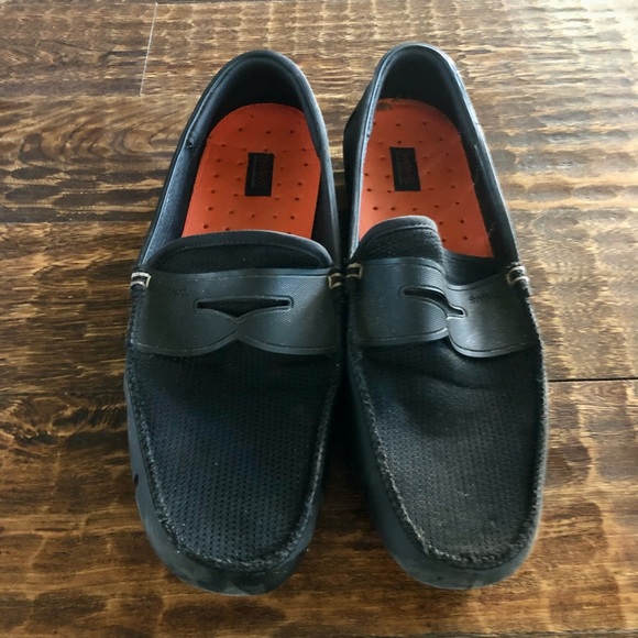 Swims Shoes | Swims Mens Black Penny Loafer - Size 13 (Euc) | Color: Black | Size: 13 | Belindapate's Closet